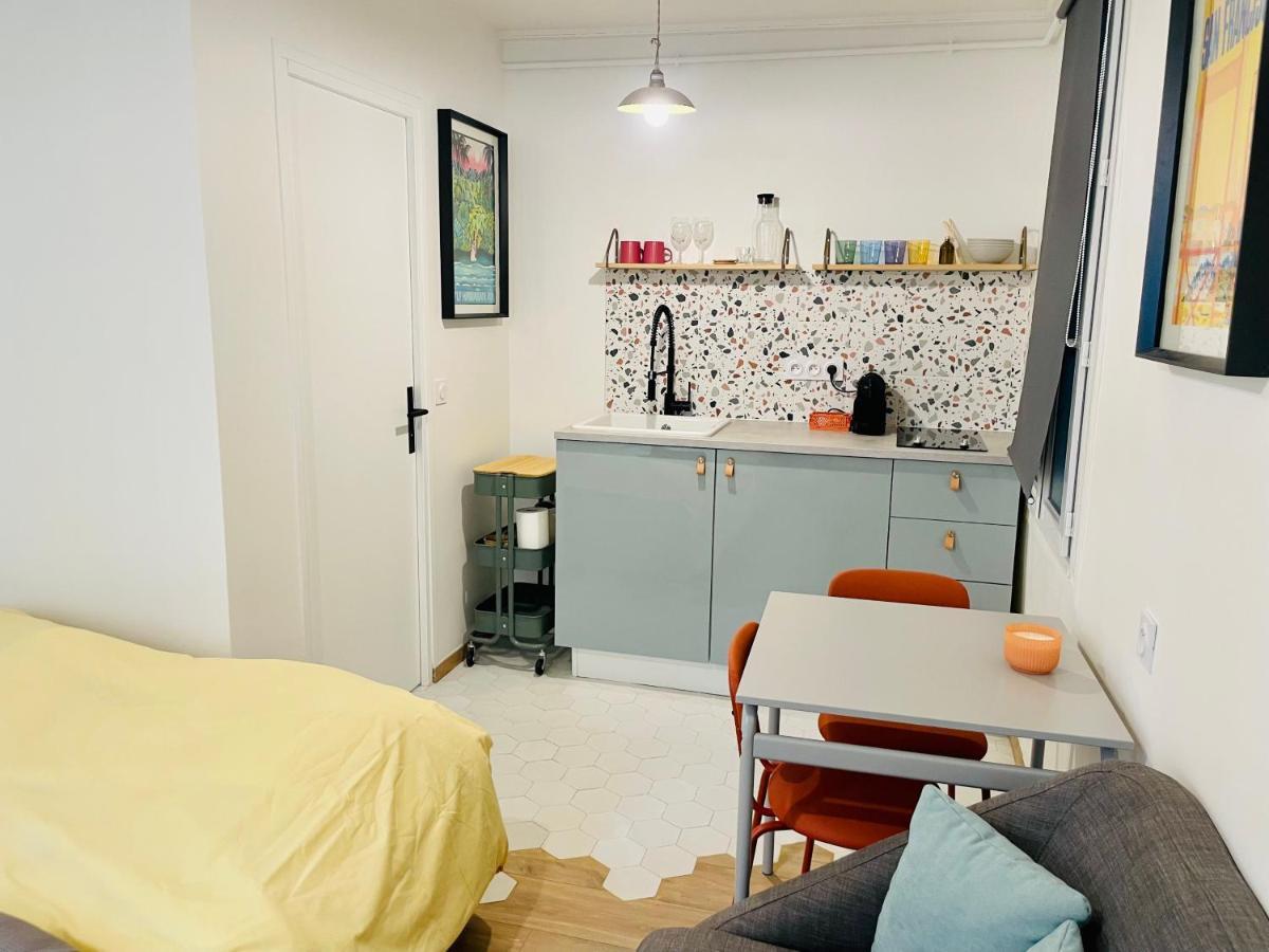 Studio Retro Marais- Paris Center Luaran gambar